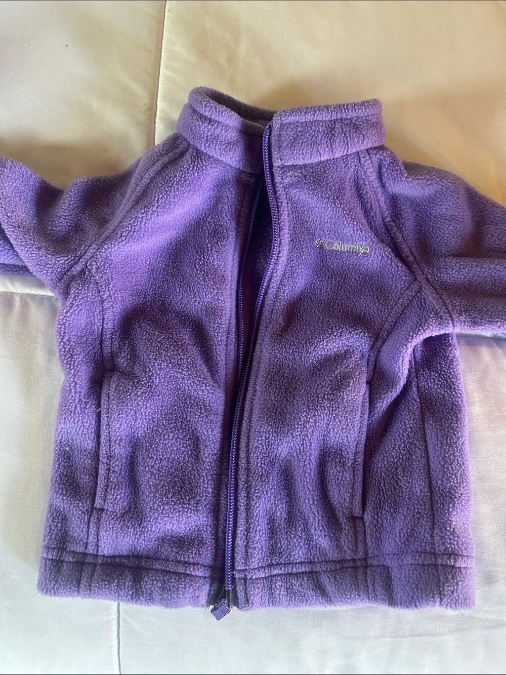 Columbia Kids Lavender Purple Fleece Jacket